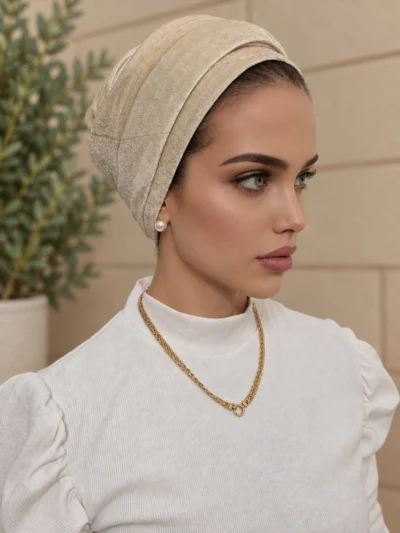 בובו ליפוף רצועות ארוכות בגוון קרם קלאסי של לונג פאשן